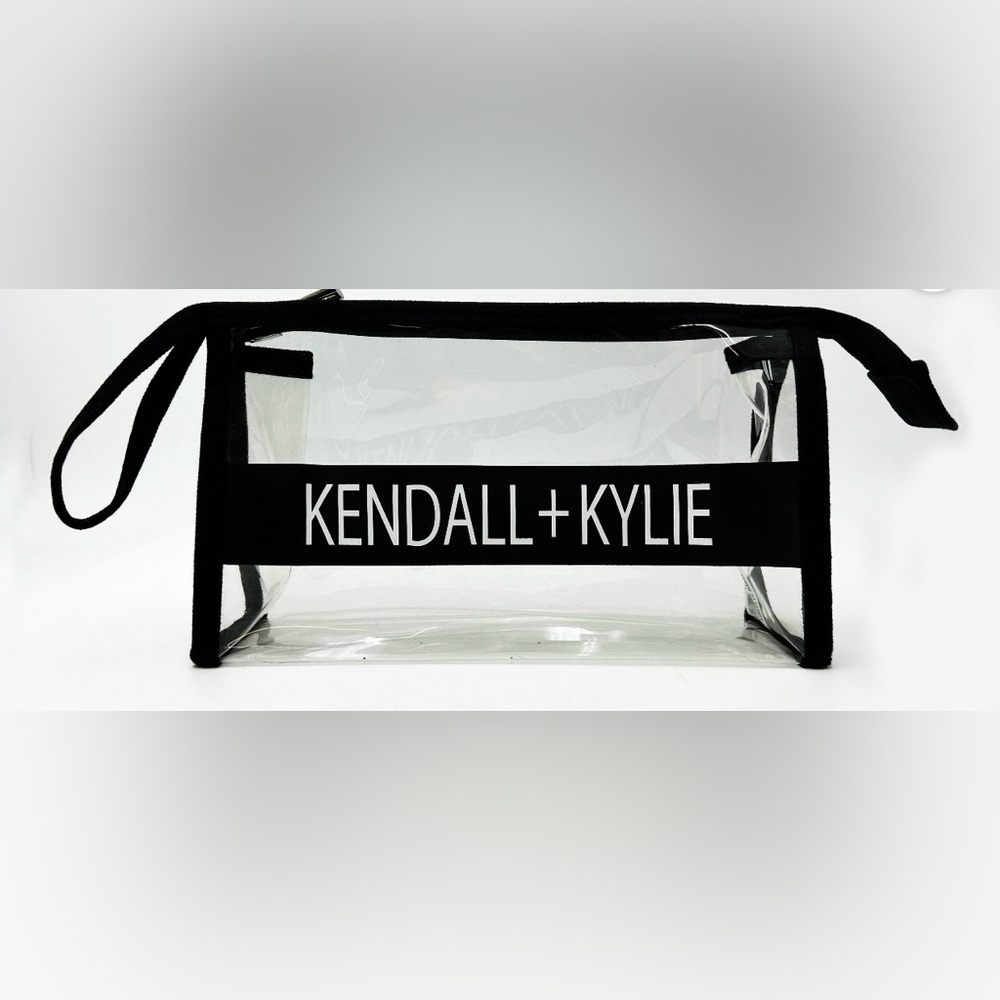 NWOT Kendall & Kylie Makeup/Cosmetic Bag PVC (L:10” W:3” H:6”)